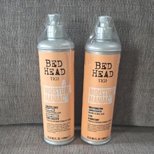 TIGI BedHead Moisture Maniac Shampoo & Conditioner Set, New, 13.53oz. Each.
